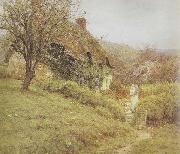 Helen Allingham,RWS South Country Cottage (mk46) Germany oil painting artist